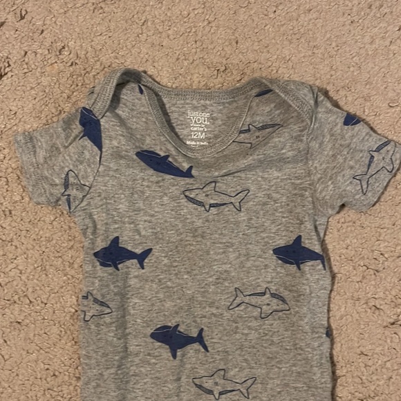 Baby Boy 12M Short Sleeve Onesie Bundle (4) - Picture 6 of 9